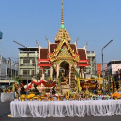 อบต.พญาแมน ร่วมงานบวงสรวงดวงวิญญาณพระยาพิชัยดาบหัก