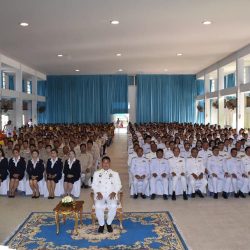 ร่วมพิธีบำเพ็ญกุศล พิธีทำบุญตักบาตร พิธีวางพวงมาลาและพิธีถวายบังคม น้อมรำลึกเนื่องในวันคล้ายวันสวรรคตพระบาทสมเด็จพระบรมชนกาธิเบศร มหาภูมิพลอดุลยเดชมหาราช บรมนาถบพิตร