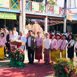 งานสืบสานประเพณีไทย ศิลปวัฒนธรรมไทยสู่ใจเยาวชน หมู่ 5 บ้านขอม ตำบลพญาแมน