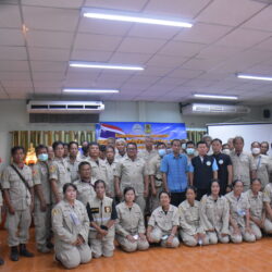 โครงการฝึกอบรมเพิ่มประสิทธิภาพสมาชิกอาสาสมัครป้องกันภัยฝ่ายพลเรือน (อปพร.) สังกัด อบต.พญาแมน ประจำปี 2566