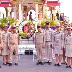 พิธีวางพวงมาลาสักการะดวงวิญญาณพระยาพิชัยดาบหัก 7 เมษายน 2567