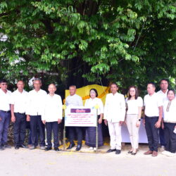 พิธีเจริญพระพุทธมนต์และพิธีบวงสรวงรุกขเทวดาต้นไม้ใหญ่ (ตันจัน)