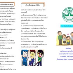 ประชาสัมพันธ์สิทธิสวัสดิการของผู้พิการ