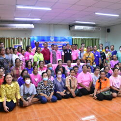 โครงการอบรมส่งเสริมอาชีพประชาชน 2567(สานตะกร้าจากเส้นพลาสติก)