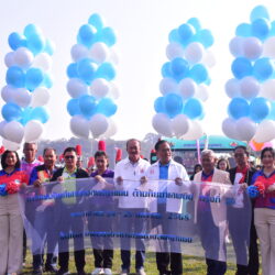 พิธีเปิดการแข่งขันกีฬาตำบลพญาแมน ต้านภัยยาเสพติด ครั้งที่ 26