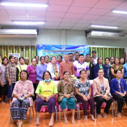 พิธีเปิดโครงการอบรมส่งเสริมอาชีพประชาชน ประจำปี 2568 (ทำฝาชีจากหวายเทียม)