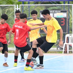 ภาพบรรยากาศการแข่งขันกีฬาฟุตซอล (ประเภท รุ่นอายุไม่เกิน 12 ปี และรุ่นอายุไม่เกิน 20 ปี)