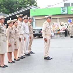 พิธีวางพวงมาลาสักการะดวงวิญญาณพระยาพิชัยดาบหัก ในการจัดงานบ้านเกิดถิ่นกำเนิดพระยาพิชัยดาบหัก ประจำปี 2569