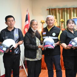 โครงการตำบลพญาแมน ขับขี่ปลอดภัย เสริมสร้างวินัยจราจร ณ ห้องประชุมองค์การบริหารส่วนตำบลพญาแมน